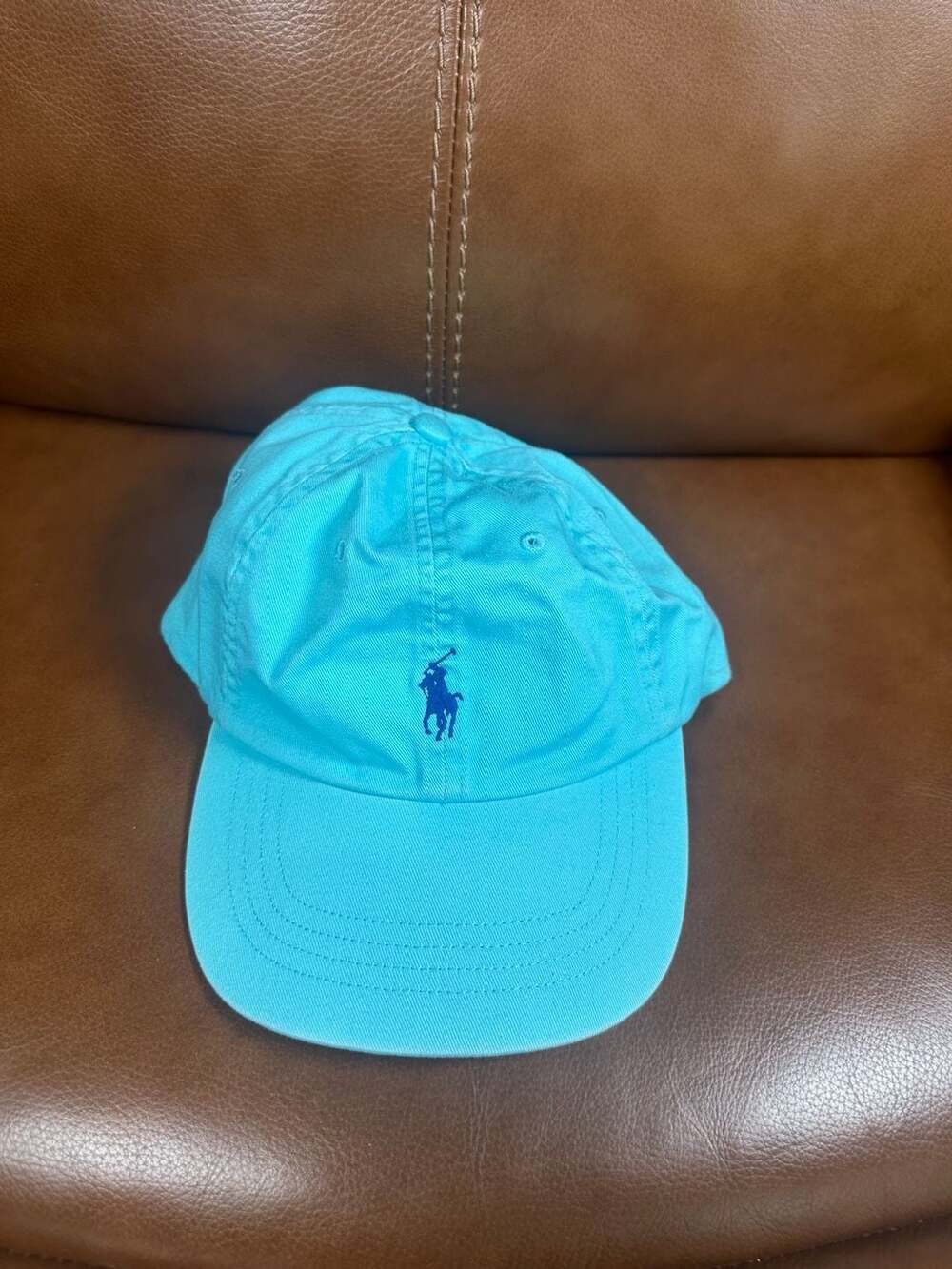 NWT Polo Ralph Lauren Chino Ball Cap One Size Blue New